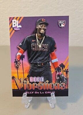 Topps Big League Gv Elly De La Cruz Good Vibrations Cincinnati