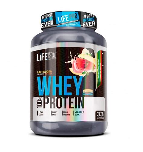 LifePro 100% Whey Protein 1000 g, Molkenprotein Lacprodan® mit Enzymen ...
