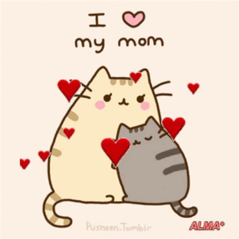 Pusheen hug gif pusheen hug love discover share gifs – Artofit