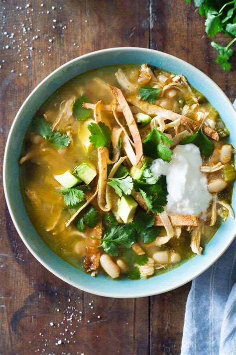 Crock Pot White Chicken Chili Green Healthy Cooking