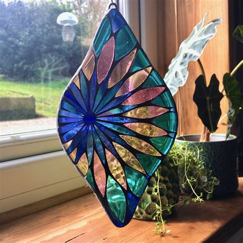 Stained Glass Mosaic Droplet Ref 108 Siobhan Allen