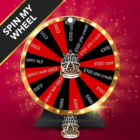 MEGA Spin My Wheel 1 500 In Instant Wins Titan Prizes