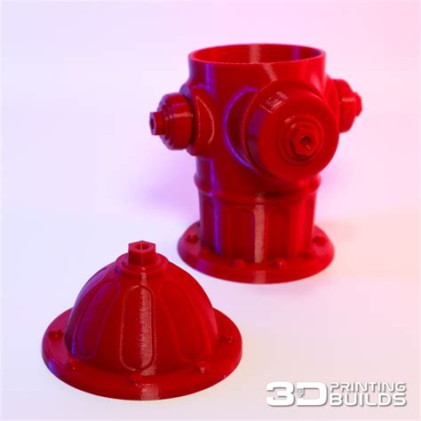 Mini Fire Hydrant 3d Printing Builds