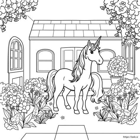 Unicorn Academy Sophia Coloring Pages