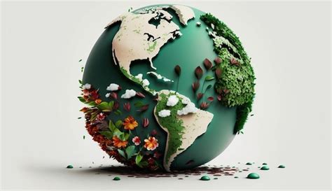 Premium Ai Image World Earth Day Concept Illustration Of The Green