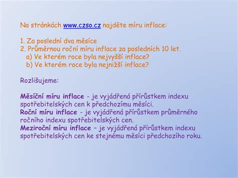 Ppt Inflace Z Klady Ekonomiky A Etnictv Ro N K Powerpoint