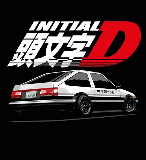 Jdm Legends Hachiroku Initial D Ae 86 Instan Downloadpngjpeg Etsy