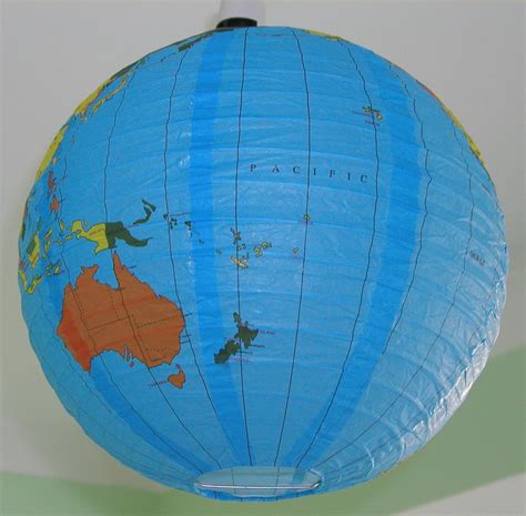 Paper Globe Light Shade Ten Geographical Earth Globes Shades In A