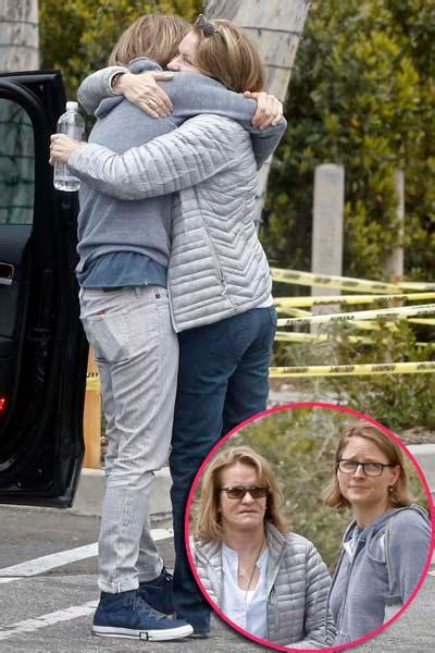 Jodie Foster Shares Hugs And Coffee With Ex Partner Cydney Bernard