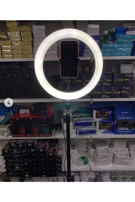 LESGO Ring Light Youtuber Tiktok Çekim Tripod Işıklı Telefon Tutucu