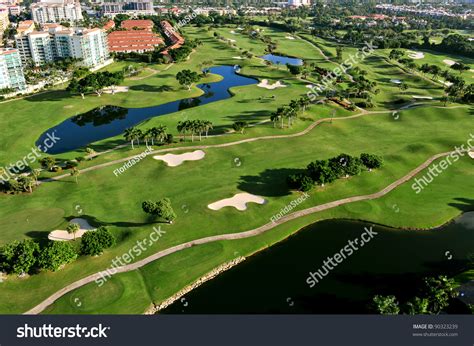 Aerial View Of Nice Florida Golf Course Stock Photo 90323239 : Shutterstock