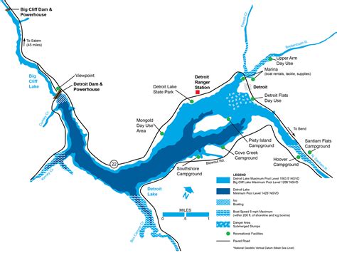 Detroit Lake Oregon Map - Emelia Morganica