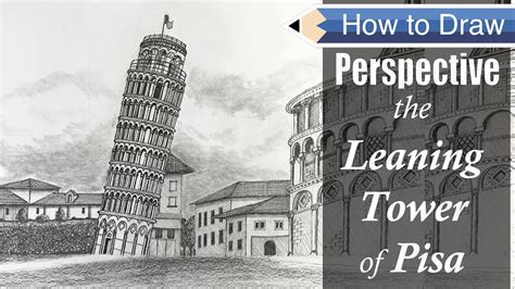 How To Draw The Leaning Tower Of Pisa Youtube