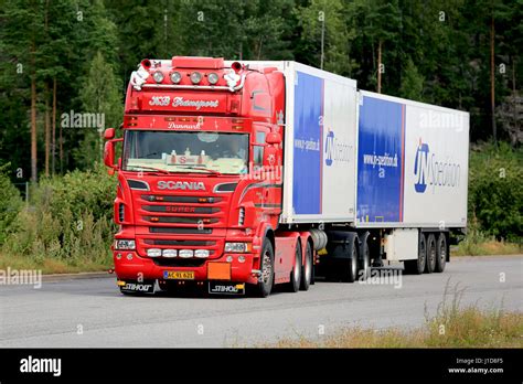 PAIMIO Finlandia Agosto 5 2016 Rojo Super Personalizada Scania