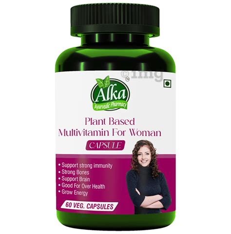 Alka Ayurvedic Pharmacy Plant Based Multivitamin For Woman Veg Capsule