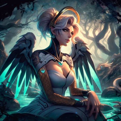 Mercy as fantasy witch by UnMercyFan on DeviantArt