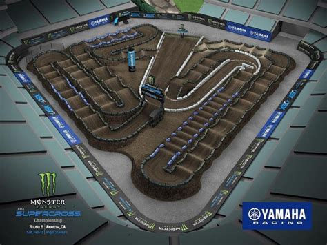 Watch Yamaha Animated Track Map Anaheim Motocross Performance