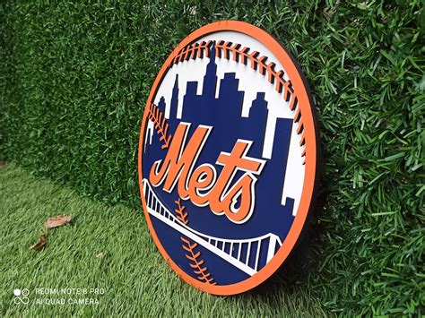 3D New York Mets Team Logo. Wall Art New York Mets.new York Mets Decor ...