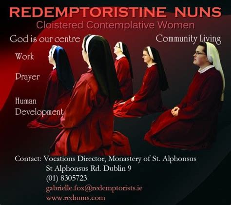 Vocations Redemptoristine Sisters Dublin Ireland Nuns Vocation