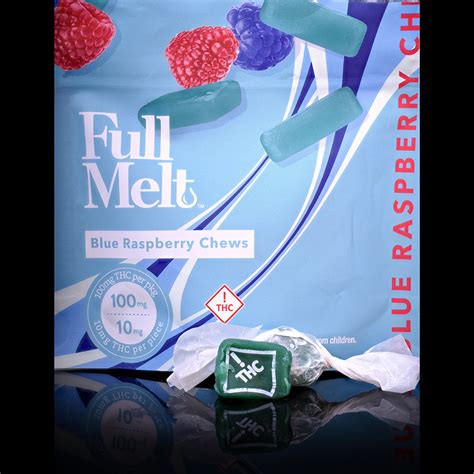 Blue Raspberry Chews Full Melt Thc Classic