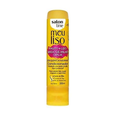 Condicionador Salon Line Meu Liso Muito Liso Amido De Milho Ml