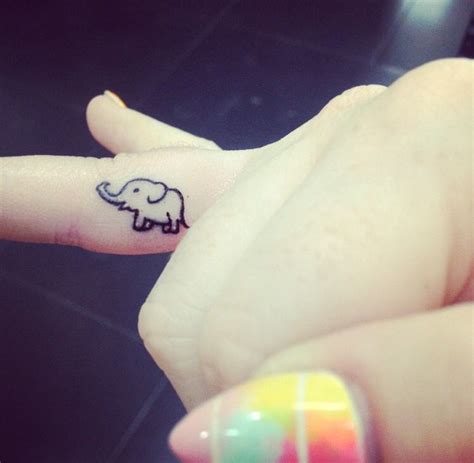 Elephant Tattoo Thailand Tiny Small Tattoo Cute Tattoo Ideas