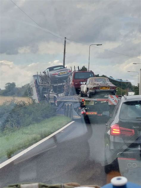 A47 At Middleton Near Kings Lynn Reopens After Car Transporter Is