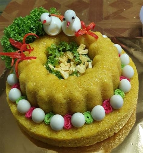 Deco Pulut Kuning Simple Resep Pulut Ketan Kuning Berhias Simple