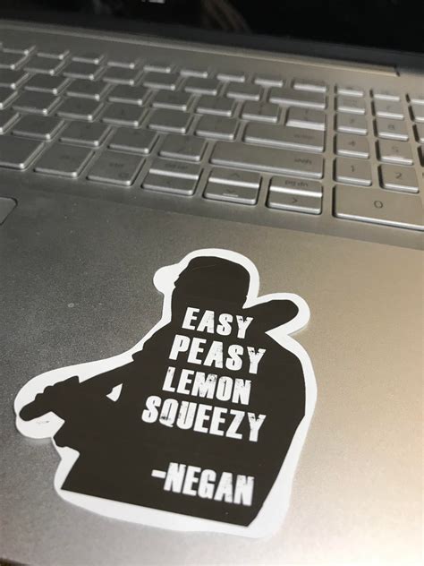 Negan Quotes Negan Stickers The Walking Dead The Walking | Etsy