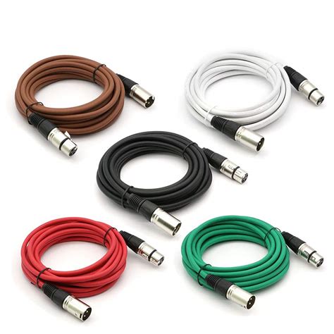 Dremake Professional Audio Mic Cable Cords Xlr Pin Male To Xlr