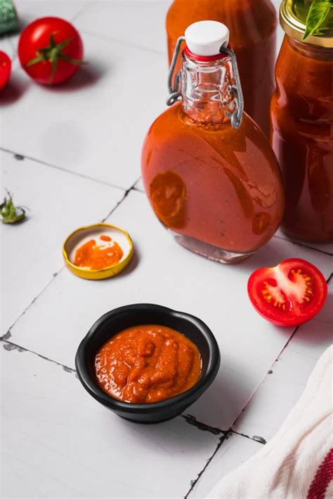 Homemade Ketchup From Fresh Tomatoes Food And Mood