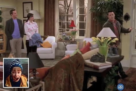 Monica And Chandler In Friends Moved Into The Home Alone House And