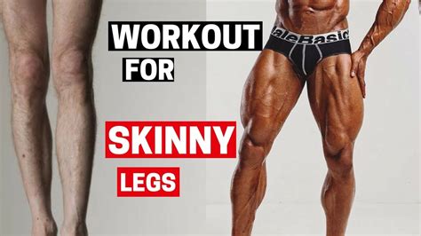 Workout For Skinny Legs Build Your Leg Muscles Now Youtube