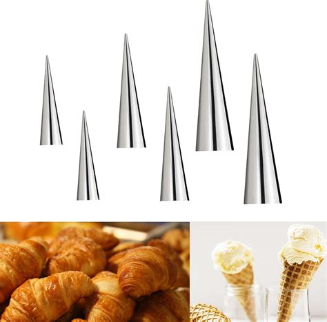 Amazon 6 Pcs Horn Cannoli Tubes Non Stick Cream Horn Cones Tubes