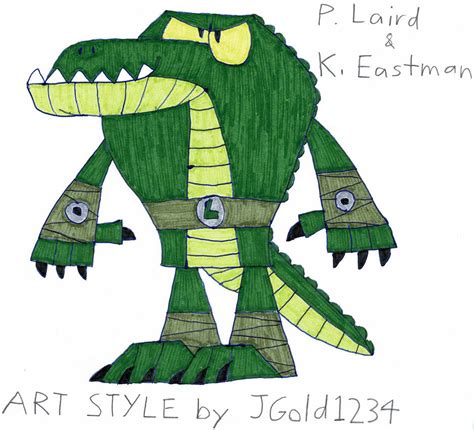 TMNT - Leatherhead by JGold1234 on DeviantArt