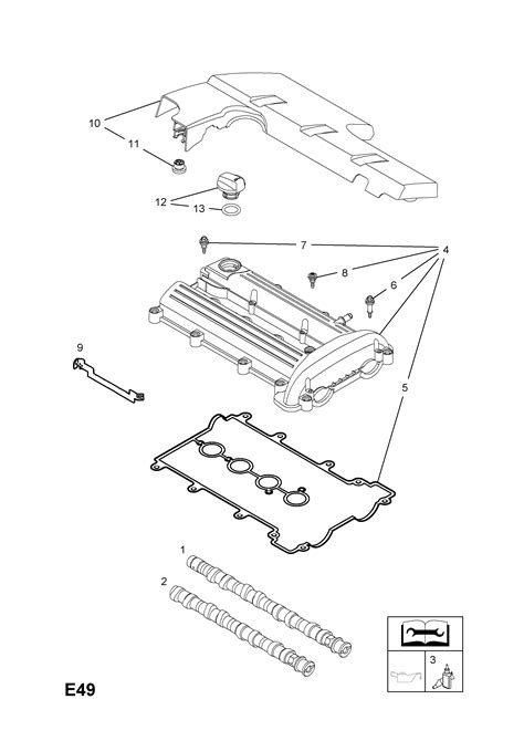 Opel Vectra C Cylinder Head Cover And Gasket Opel Epc Online