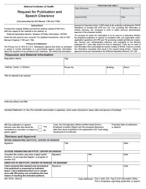 Fillable Online Oma Od Nih National Institutes Of Health For Eob Use