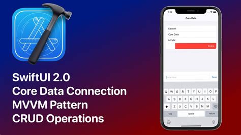 Swiftui Core Data Connection Crud Operations Mvvm Pattern