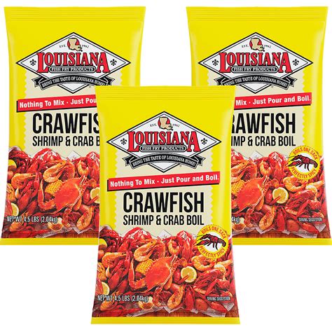 Louisiana Fish Fry Crawfish Crab And Shrimp Boil Lb Pack