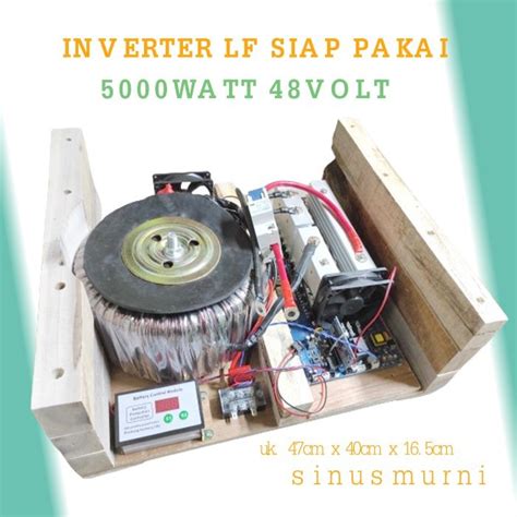 Jual Siap Pakai Inverter LF 5000w Pure Sine Wave 5kw 48v Lengkap Trafo