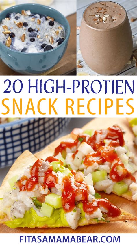 20+ High Protein Snack Recipes (Healthy, No Dairy or Gluten)