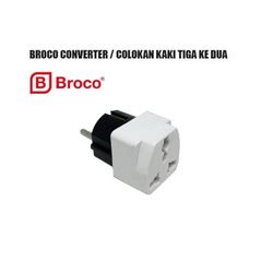 Jual BROCO OVER STEKER CONVERTER COLOKAN KAKI 3 KE KAKI 2 Travel