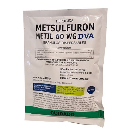 Metsulfuron Metil 60WG Tecnogran SRL