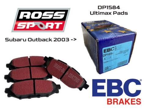 DP1584 EBC Ultimax Brake Pads For Subaru GT86 EBay