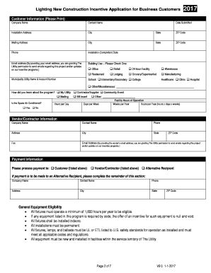 Fillable Online Amu Instructions For Use Lighting New Construction