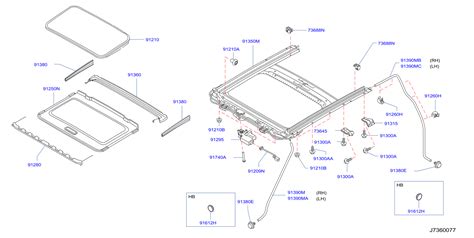 Nissan Rogue Sunroof Molding Right 91380 Jm02a Hoffman Nissan West Simsbury Ct