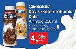 Altınkılıç 250 ml Çikolatalı Kayısı Keten Tohumlu Kefir İndirimde Market