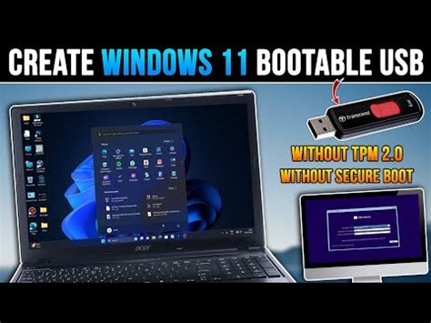 How To Create Windows 11 Bootable USB Using Rufus Bypass TPM 2 0 And