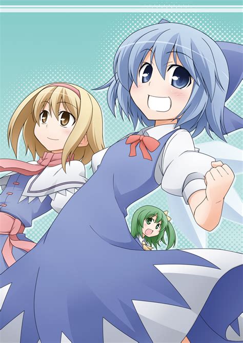 Alice Margatroid Cirno And Daiyousei Touhou Drawn By Souto Danbooru