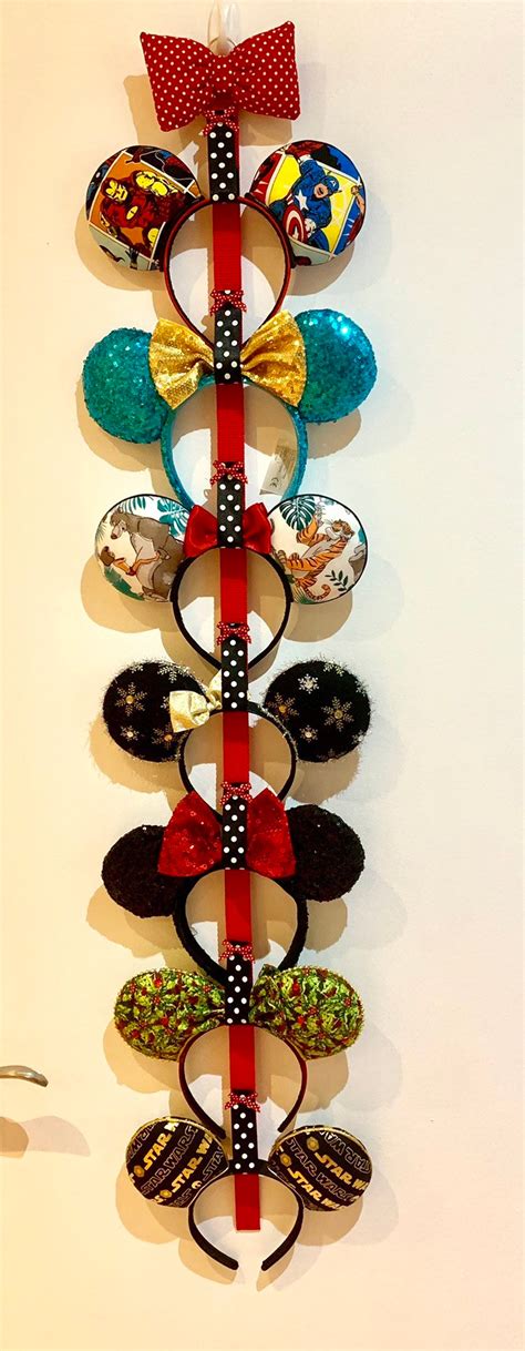 Mickey Ears Storage Display Hanger Handmade Etsy